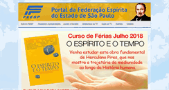 Desktop Screenshot of feesp.com.br